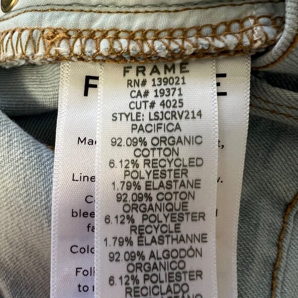 Light Wash Skinny Crop Jeans - Women's - Picture 12 of 14